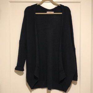 NEW WITHOUT TAGS LOFT GREY/BLUE SWEATER